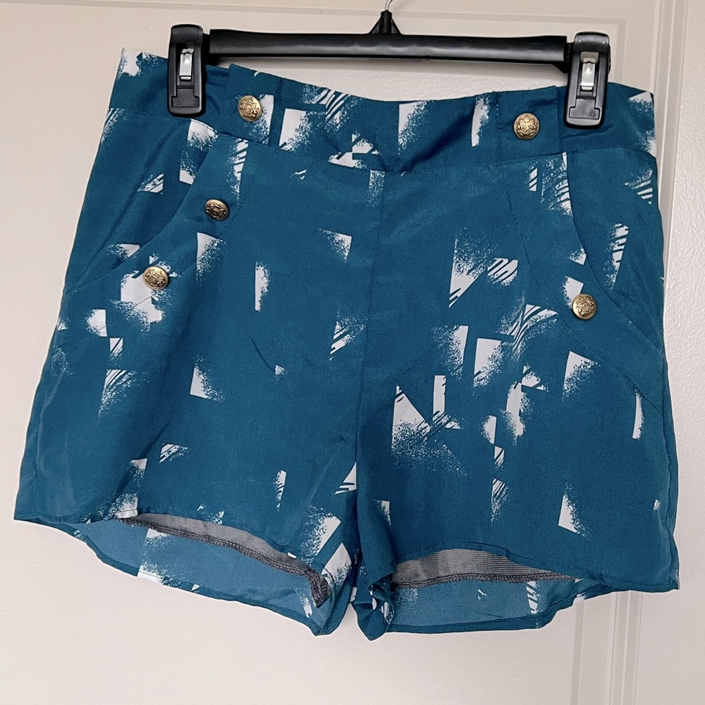 LUSH Teal Blue Shorts